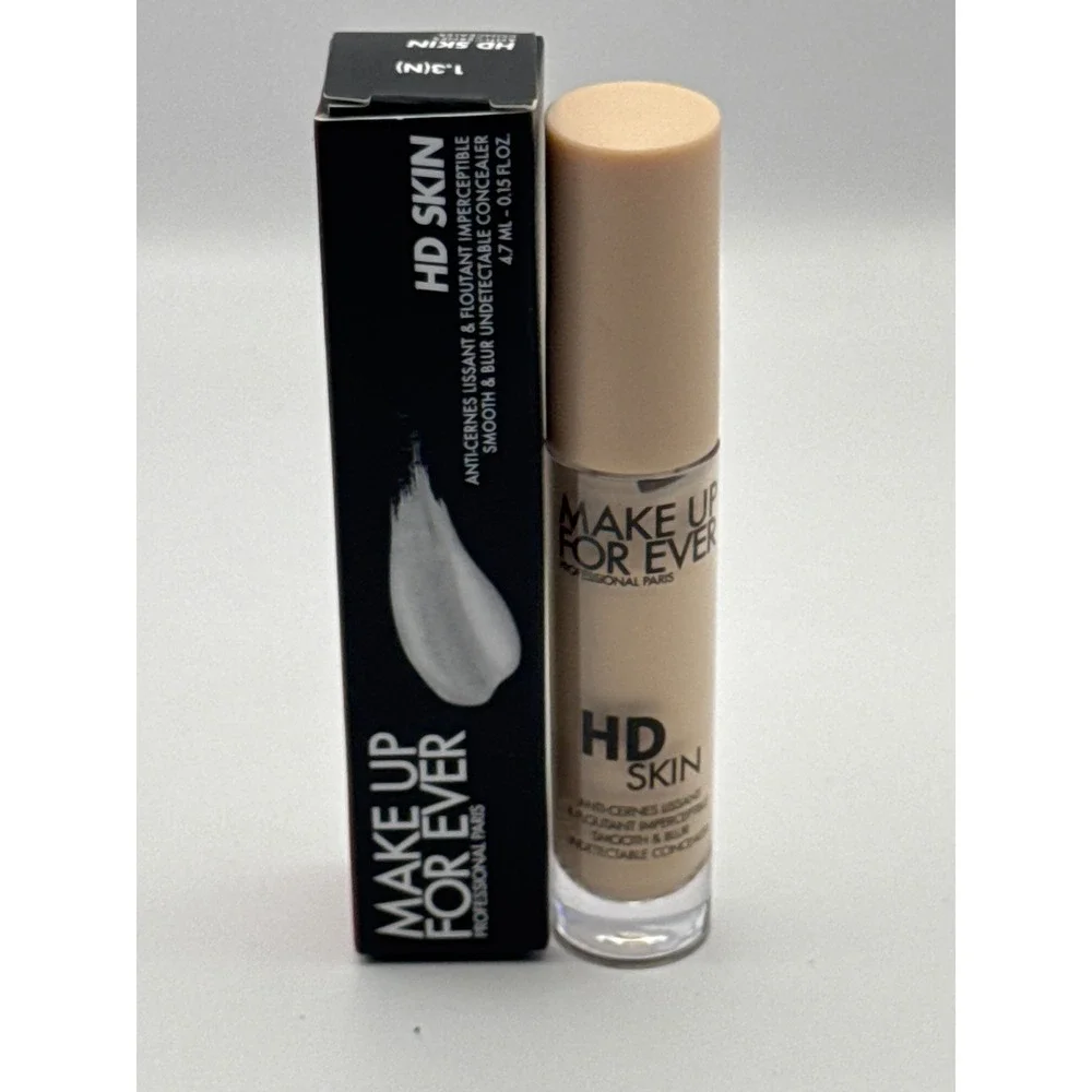 Make‎ Up For Ever HD Skin Smooth & Blur Concealer 1.3(N) Neutral 0.15oz New Box